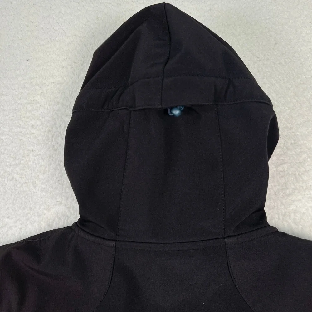 Black Diamond Softshell Jacket‎ Womens Small Black Hooded Fleece Lined Full Zip - Picture 9 of 15